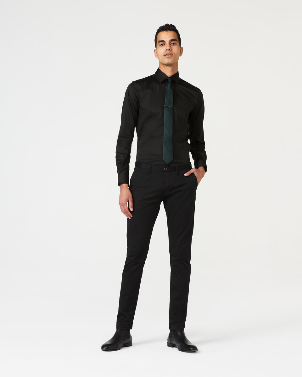 Mens Dark Green Long Sleeve Shirt